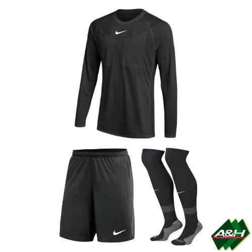 2026 Nike Referee Kit L/S - Black - Bundle