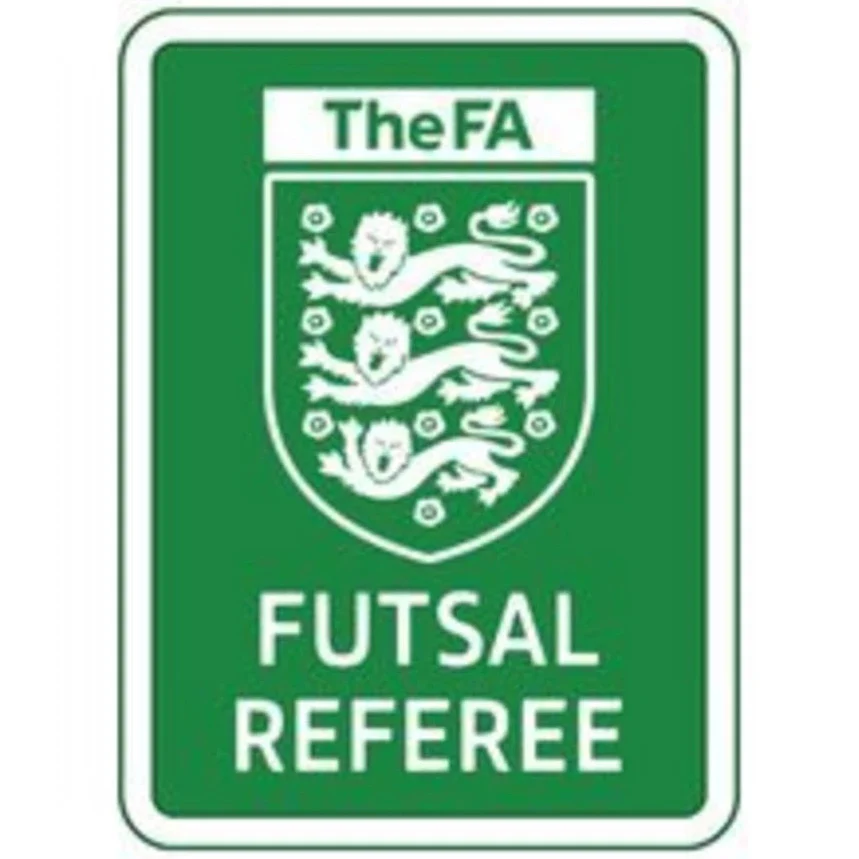 FA Futsal Referee Badge 2D - Iron on Yourself