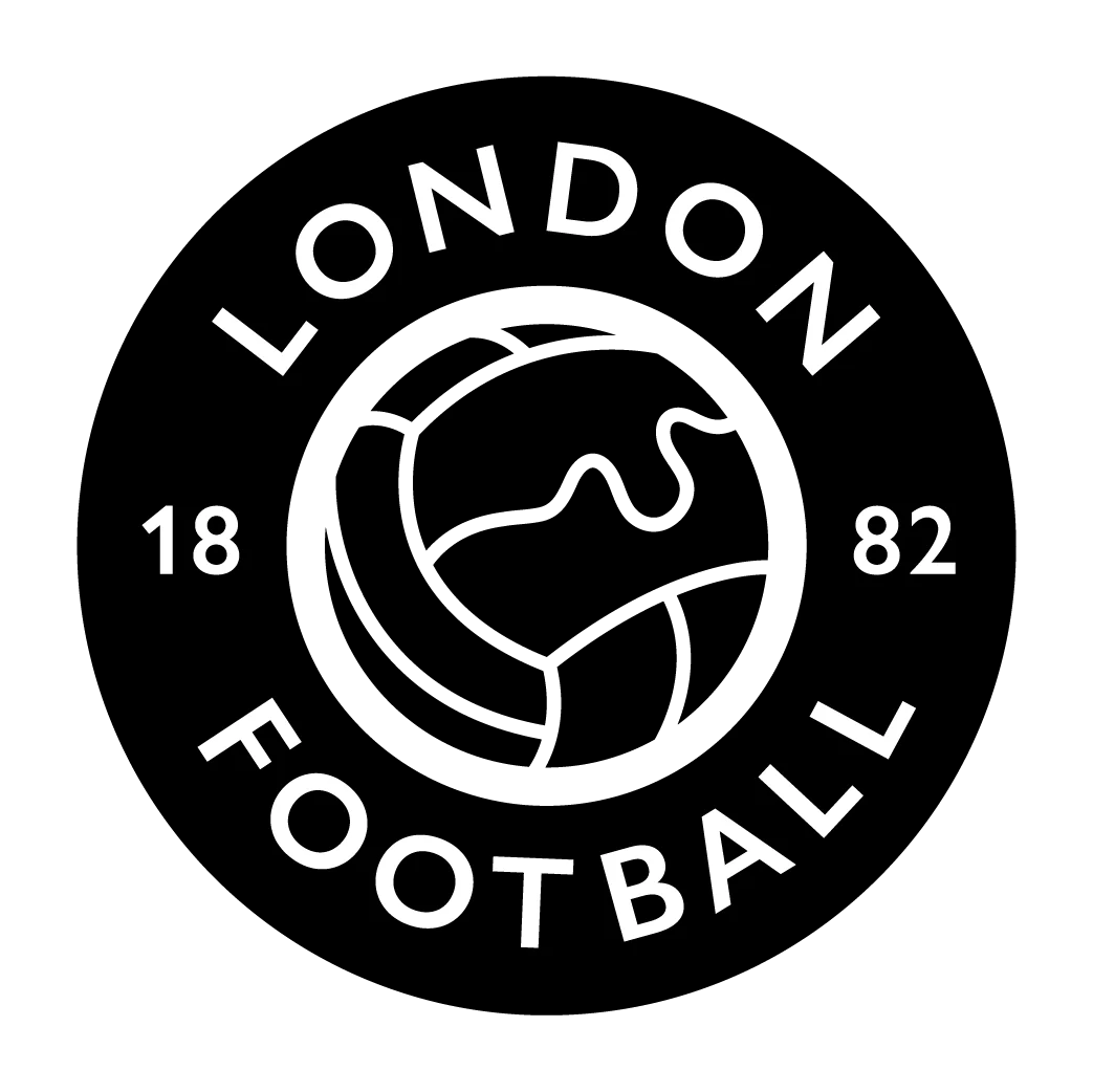 London FA Badge (Black) - Iron on Yourself